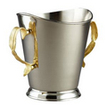 Gold Feather Champagne Bucket (8.25")